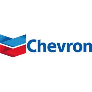Chevron logo with a red and blue double-chevron symbol next to the word "Chevron" in blue text.